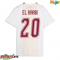 Camiseta Marruecos Ayoub El Kaabi #20 Visitante Equipación para mujer Mundial 2026 manga corta